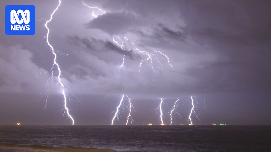 Man, two girls injured after suspected lightning strikes during Perth storm