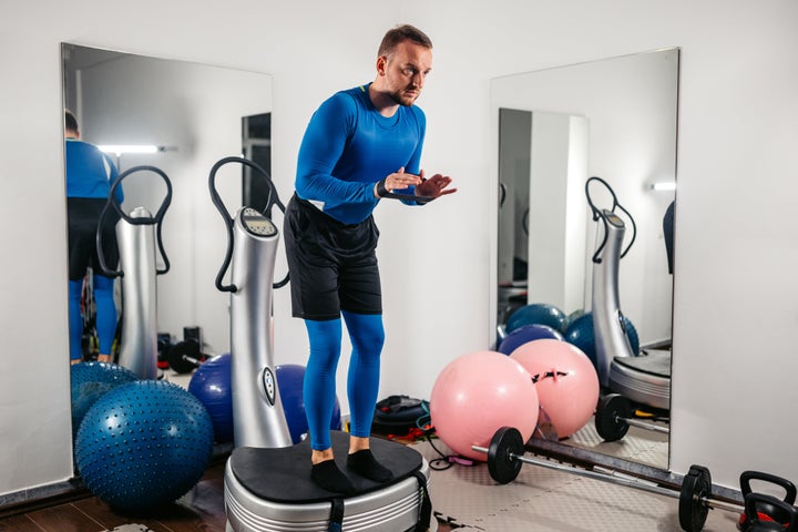 Vibration platforms promise improved muscle tone, less bloating and more — but medical professionals aren't so sure.