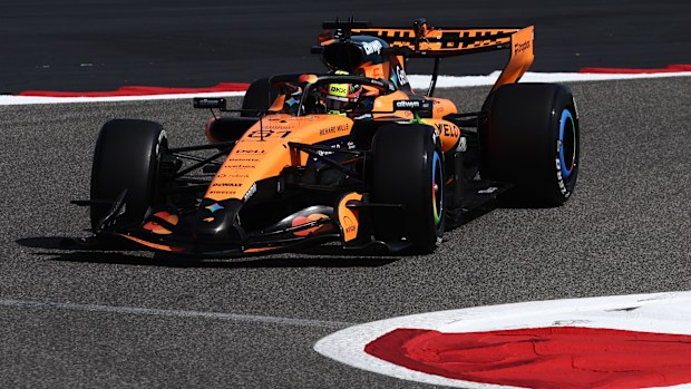 Oscar Piastri of McLaren during the Formula 1 pre-season testing at Sakhir Circuit in Sakhir, Bahrain on February 11, 2026. (Photo by Jakub Porzycki/NurPhoto)