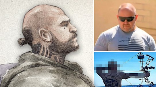 David Pye has been on trial over the underworld killing of rival bikie Nick Martin.