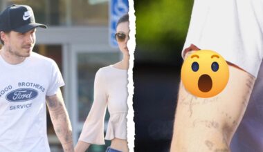 Brooklyn Peltz-Beckham covers up tattoo dedicated to dad David Beckham amid family feud