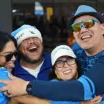 Los Angeles Chargers fans react during the game against the Baltimore Ravens at SoFi Stadium on Nov 25, 2024.