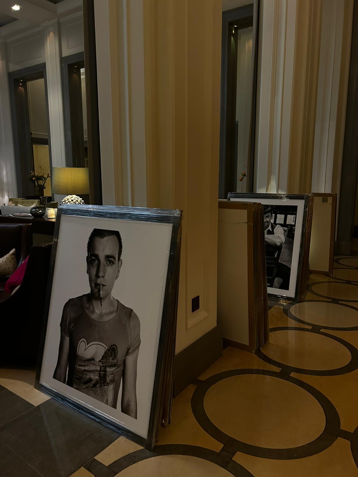 Installations views from 'Look at Me: Framing the Iconic' at the Corinthia, London.