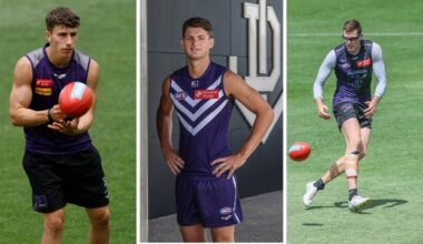 Fremantle Dockers set to unleash recruits against West Coast Eagles in AFL pre-season derby