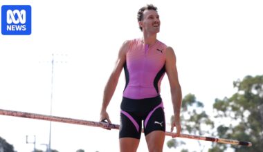 Pole vaulter Kurtis Marschall becomes the fourth Australian to clear 6 metres in pole vault