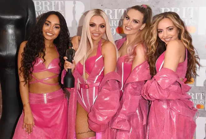 Little Mix's Perrie Edwards, Jesy Nelson, Jade Thirlwall and Leigh-Anne Pinnock in 2019