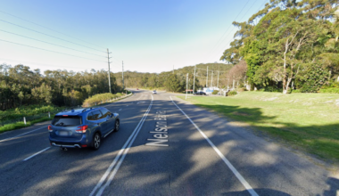 Driver killed as car collides head-on with semi-trailer in Anna Bay, NSW
