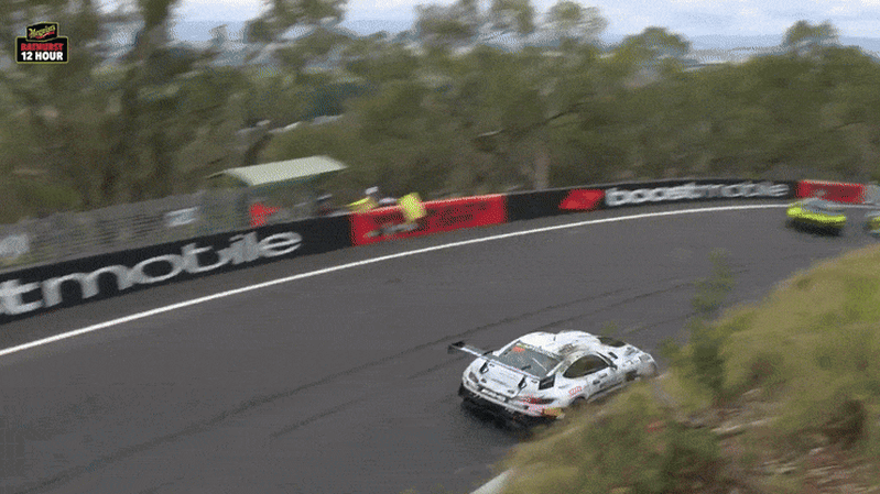 Maro Engel wins chaotic race after kangaroo collision and fiery crashes
