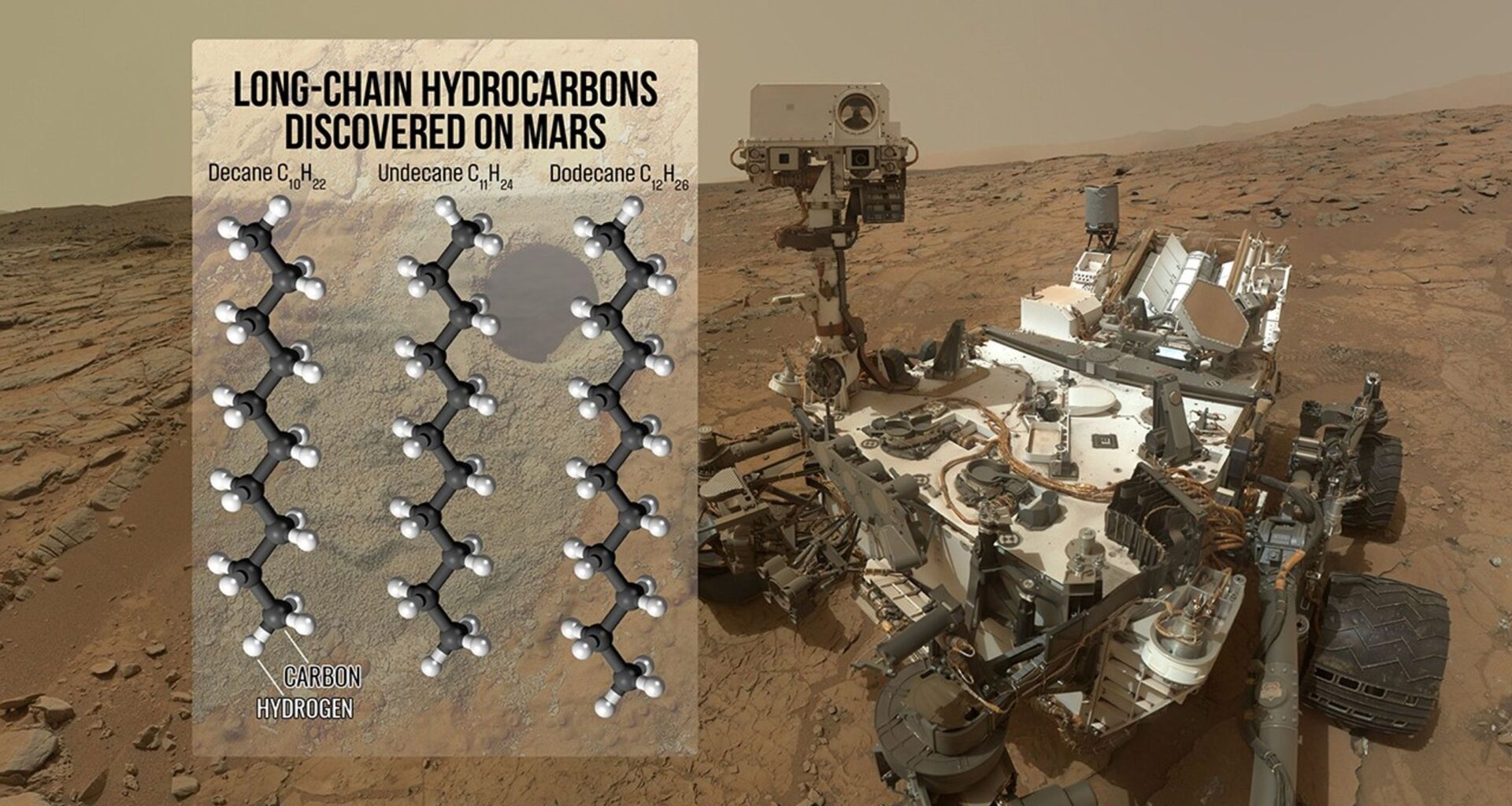Giant string of organic molecules on Mars may be one of the best signs of life yet