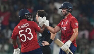 England defeat New Zealand after Rehan Ahmed, Will Jacks heroics, score, highlights, who is in the semi-finals?