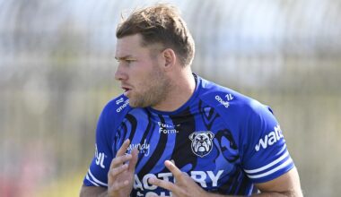 What time do the NRL Las Vegas games start in Australia? TV schedule, how to watch, Knights v Cowboys, Bulldogs v Dragons start time