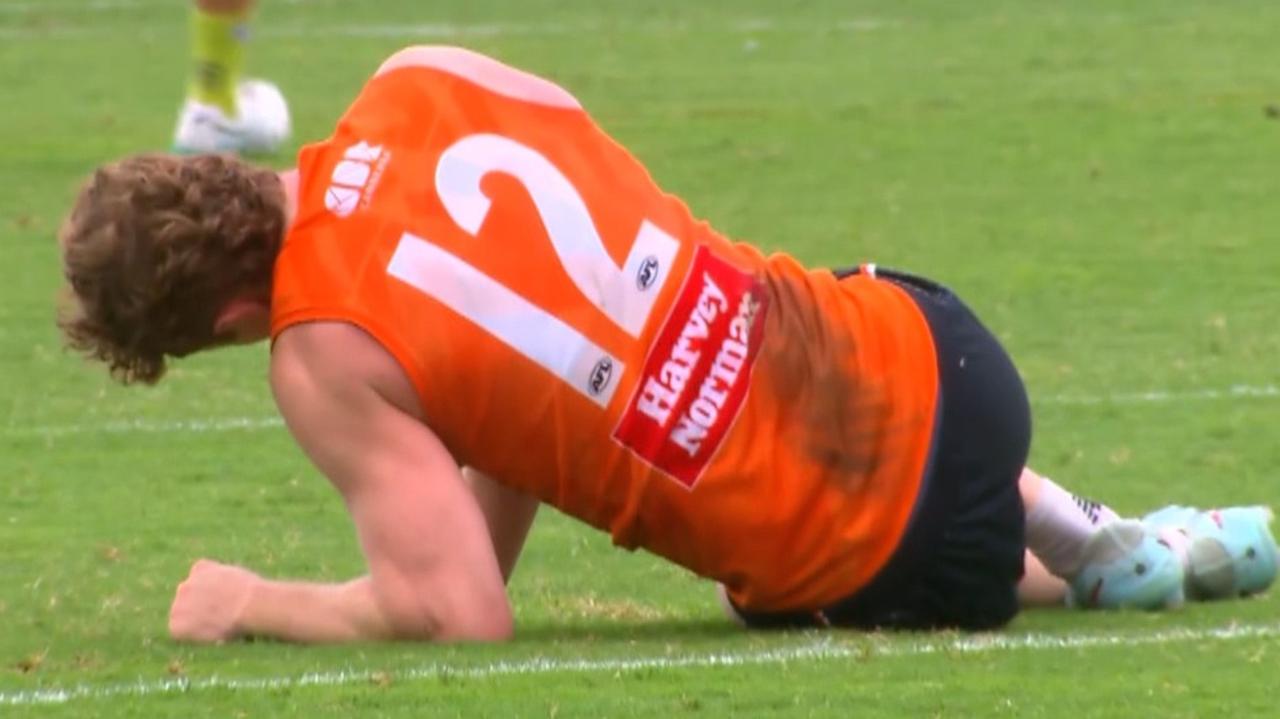 Tom Green suspected ACL tear, how did it happen video, GWS Giants, latest news