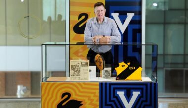 AFL Origin: WA Museum and State Library unveil exhibits ahead of return of State-versus-State football
