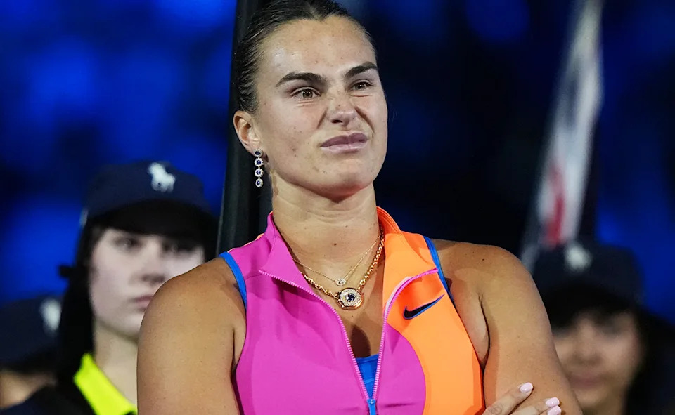 Aryna Sabalenka at the Australian Open.