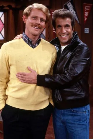 Ron Howard, Henry Winkler on Happy Days ABC Photo Archives/Disney General Entertainment Content/Getty