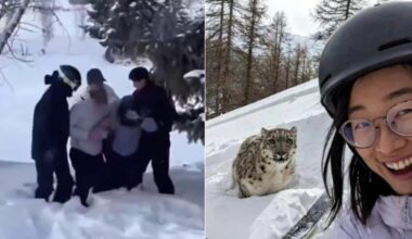 Xinjiang UNESCO geopark: Chilling selfie revealed moments before snow leopard mauls tourist in China