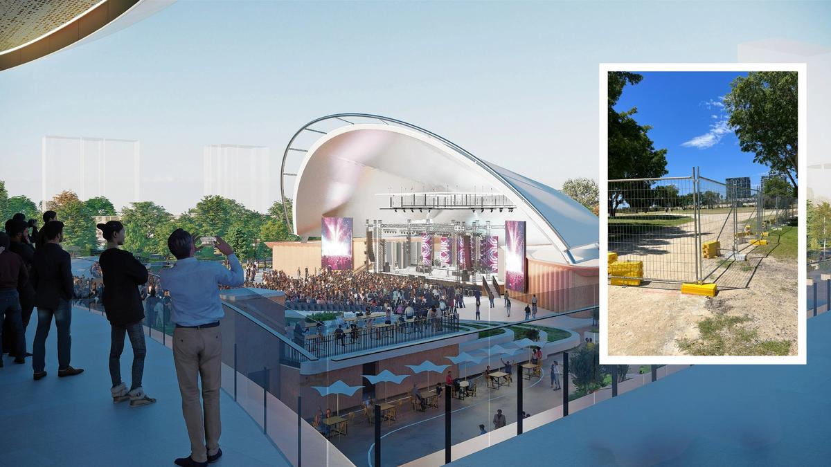 Drama continues over $217.5m Perth Park project as site works officially begin