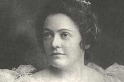 black and white photo of a woman from the 1800s