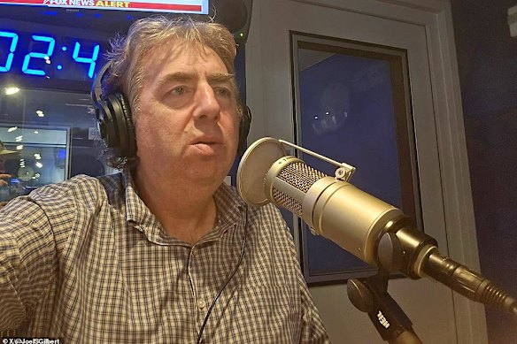 Joel Gilbert, a US filmmaker, conservative activist and conspiracy theorist.