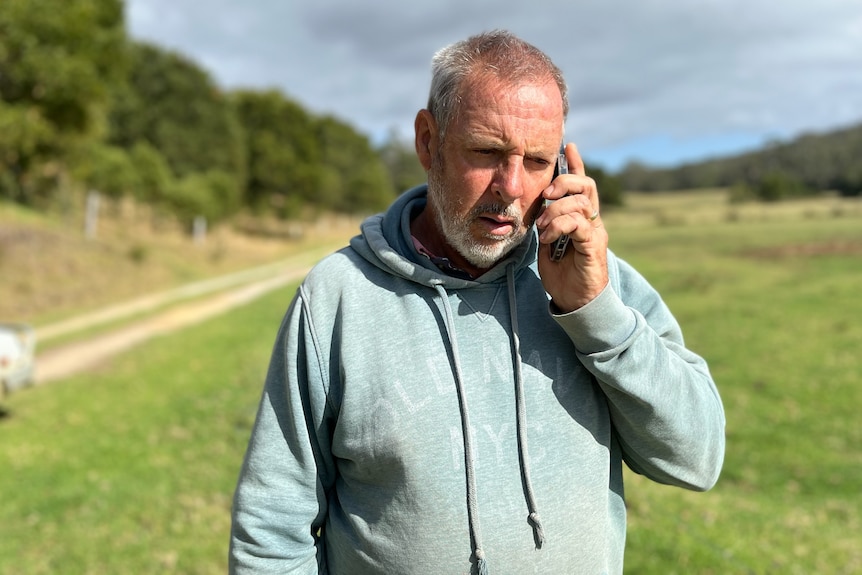 Man making a phone call