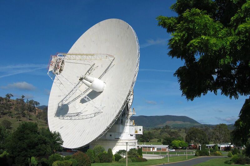 A dish at the Tidbinbilla space communications station.