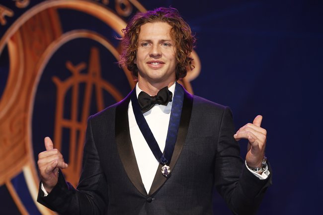 Nat Fyfe is a two-time Brownlow Medal winner.