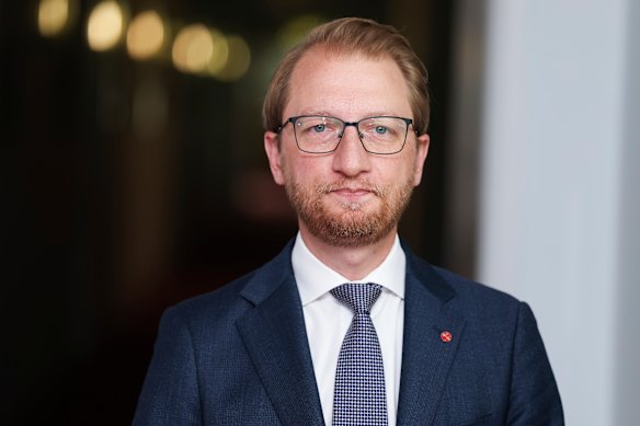 Liberal senator James Paterson quoted staggering figures in support of Angus Taylor’s successful leadership tilt.