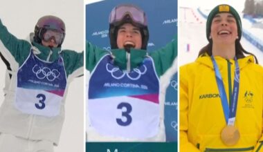 Australia’s Jakara Anthony makes history with second gold in dual moguls, winning moment, highlights
