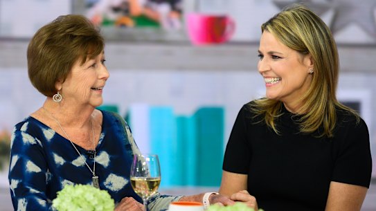 Savannah Guthrie with her mother, Nancy, in 2019.
