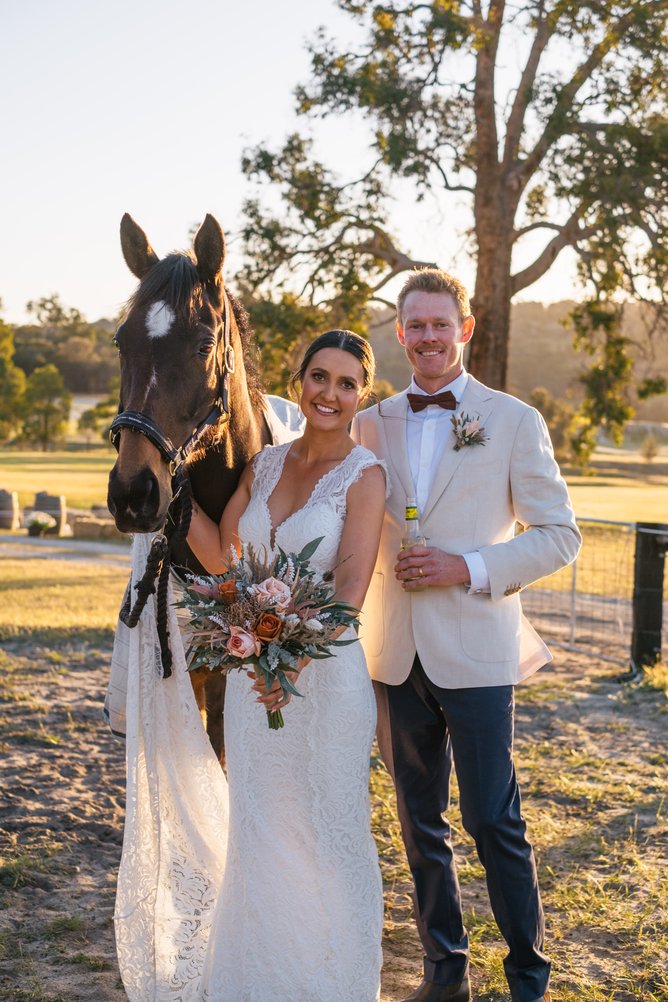 Mikayla and Isaac's classic country wedding.