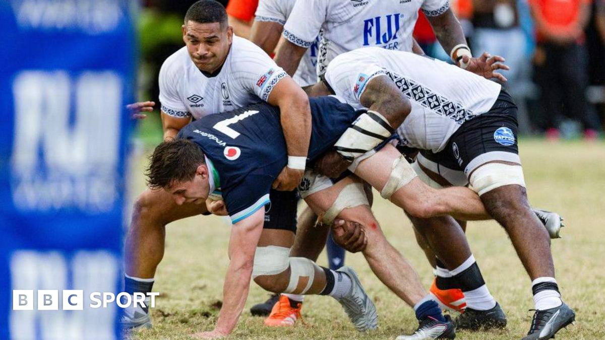Scotland's Rory Darge in action against Fiji