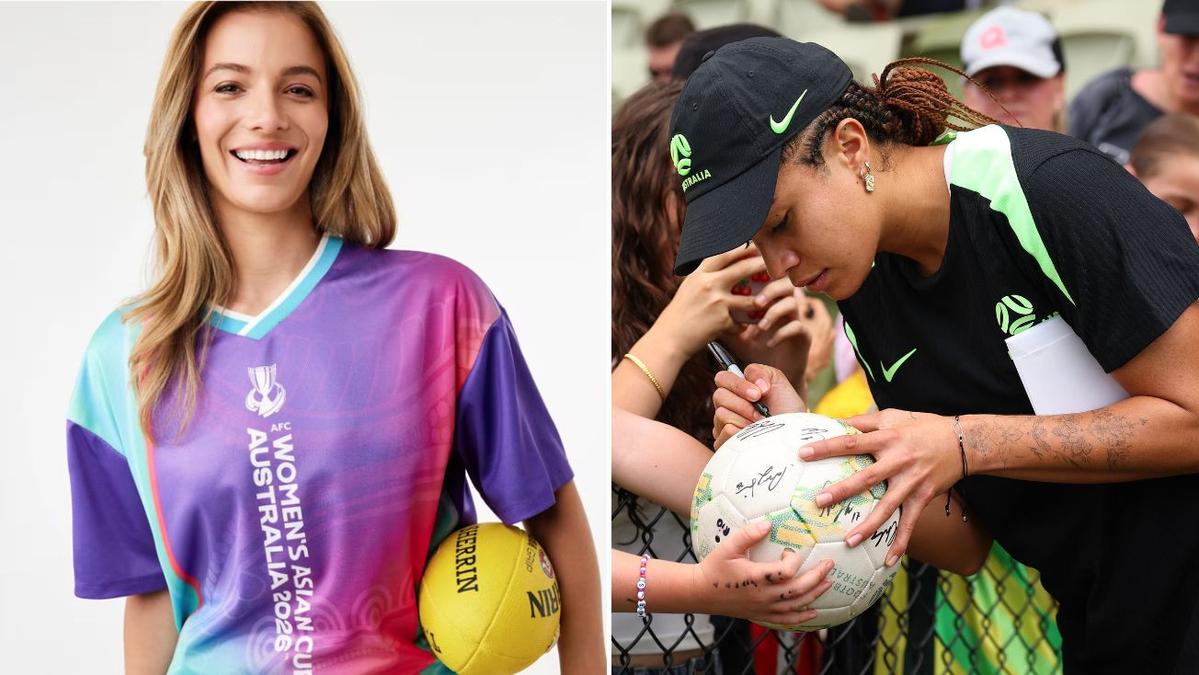 Kmart roasted for using Australian Rules football in Matildas T-shirt promotion