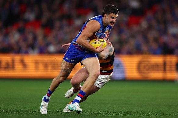Joel Freijah finished in the top 10 at last year’s Western Bulldogs vote count.