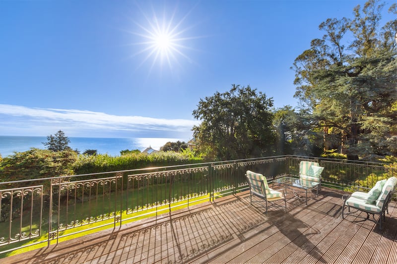 Veranda at front of house