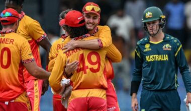 Zimbabwe shock Australia in huge upset at T20 World Cup | ICC Men's T20 World Cup News