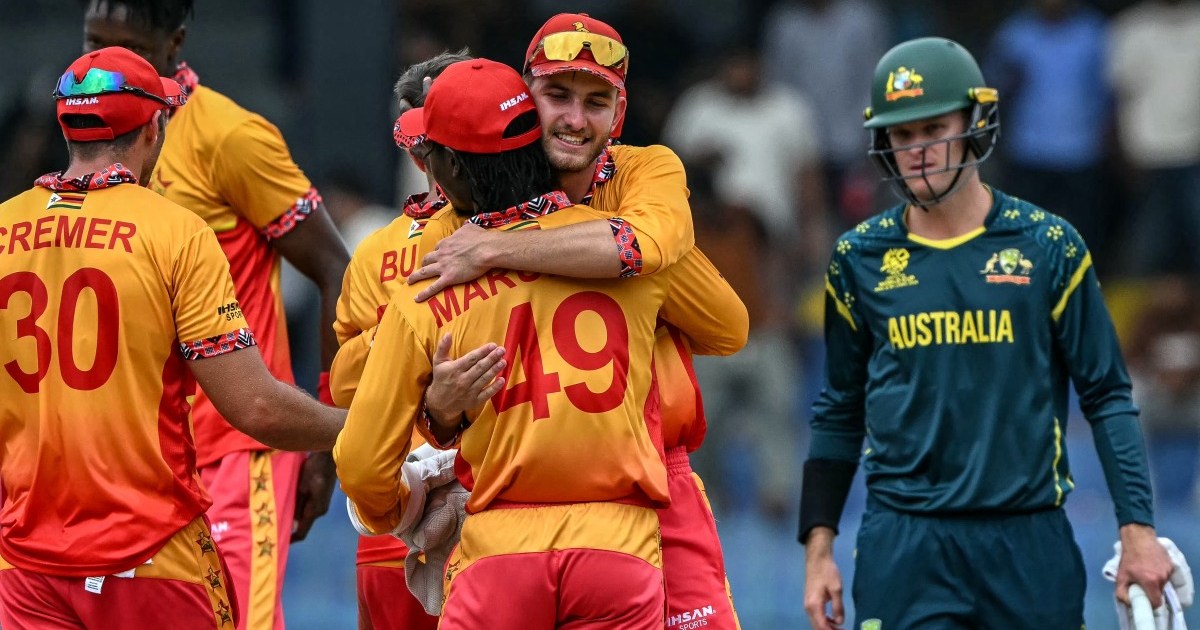 Zimbabwe shock Australia in huge upset at T20 World Cup | ICC Men's T20 World Cup News