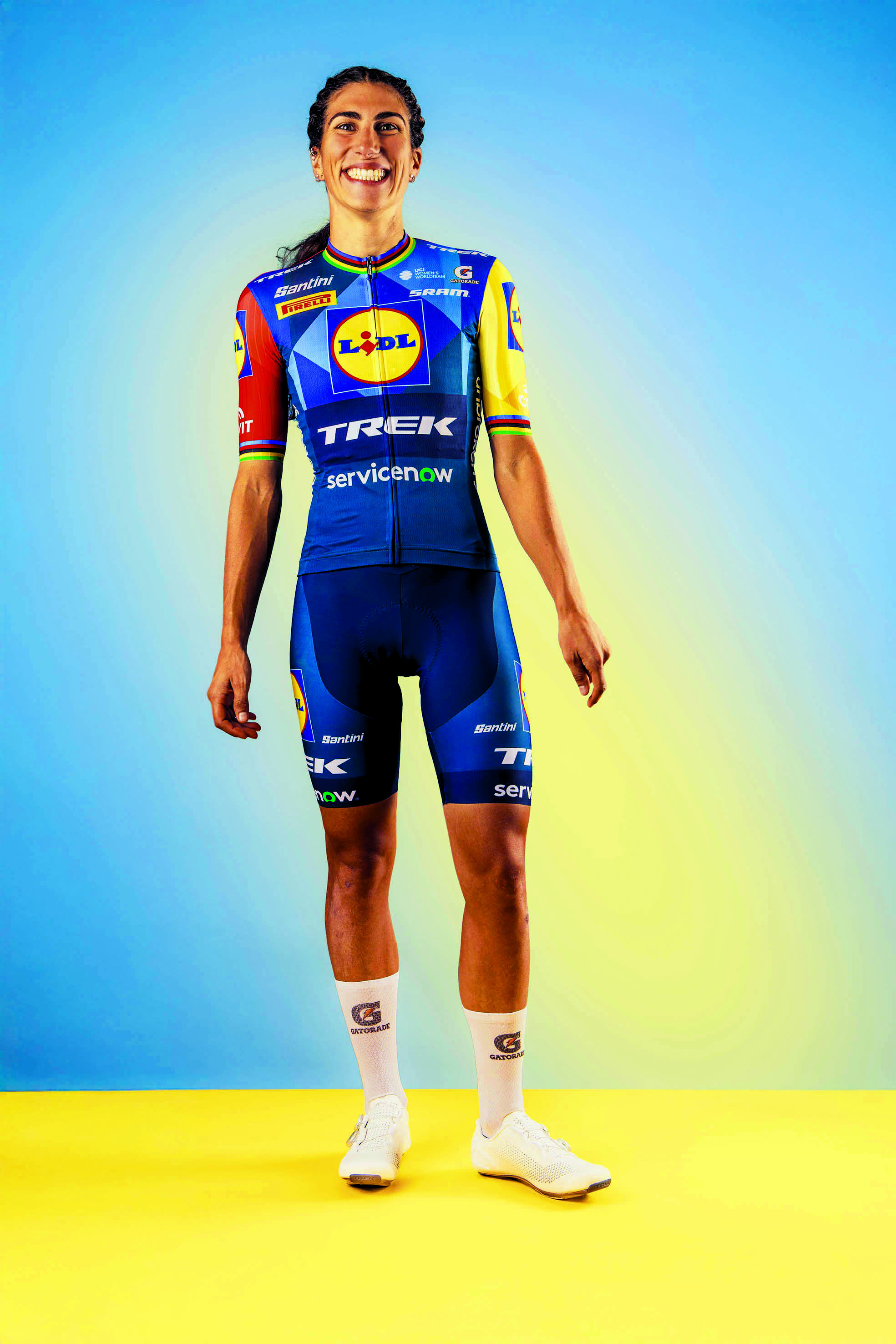 Elisa Balsamo in Lidl-Trek kit