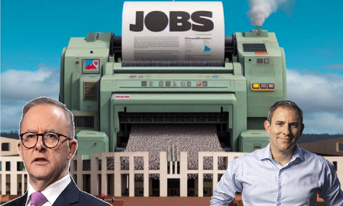 Australia is addicted to government-funded jobs