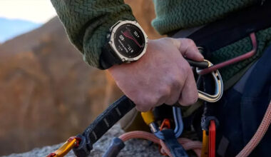 The Amazfit T Rex Ultra 2 on a user's wrist displays route details.