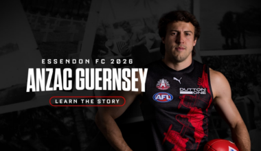 The story behind Essendon’s 2026 Anzac Day Guernsey