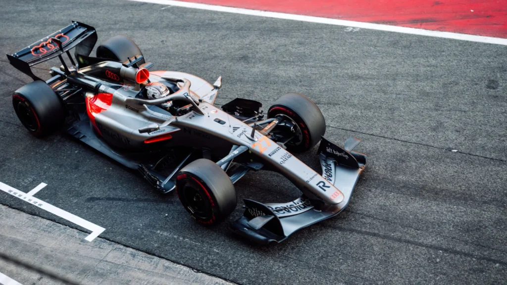 Nico Hulkenberg is still eyeing a Grand Prix victory, as Audi takes its first steps into F1. Image: Audi