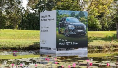 Audi Malaysia debuts sports marketing push with golf course floater ads