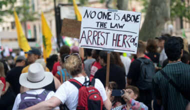 Thousands protest over Israeli President Herzog's visit to Australia