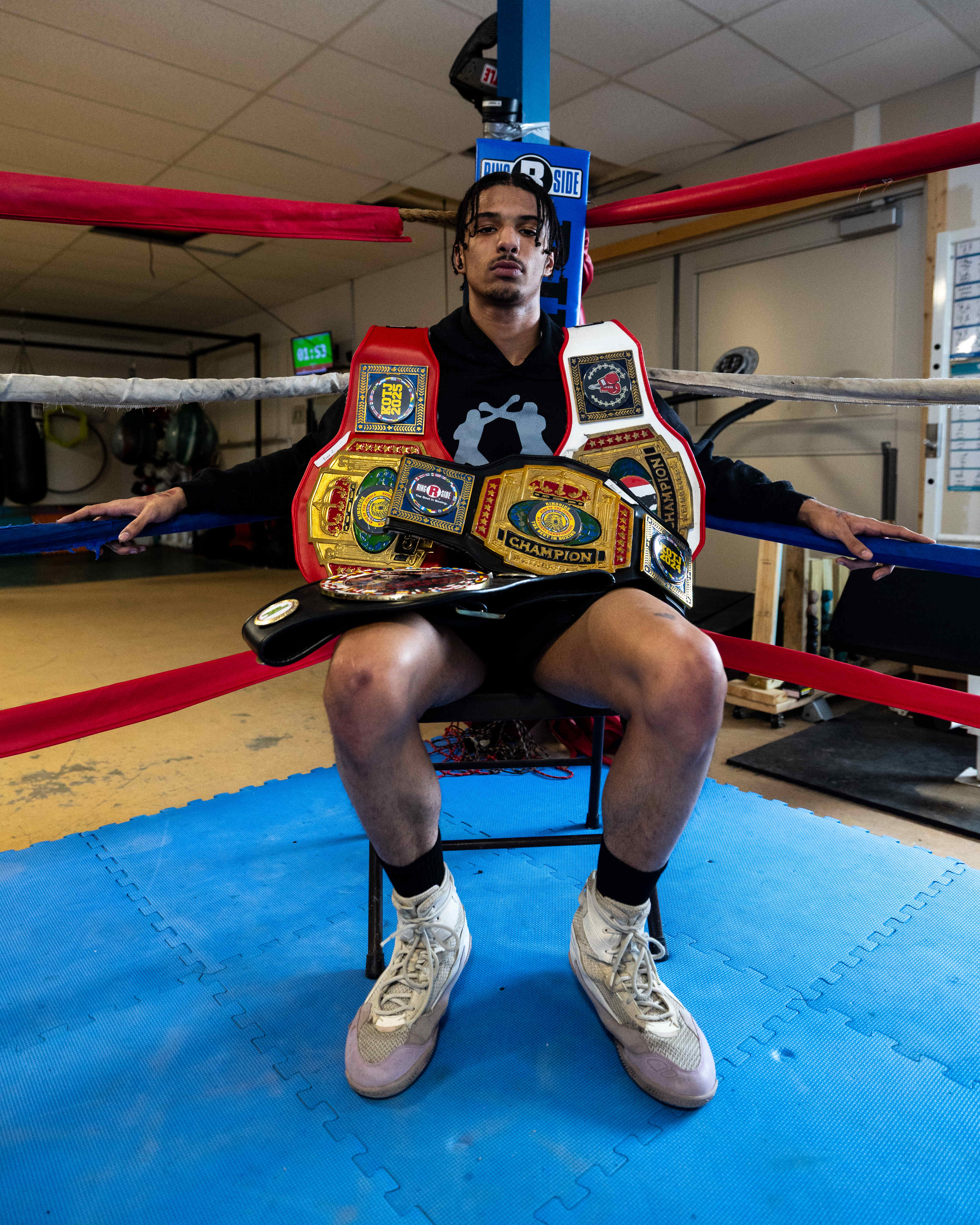 Evan Jackson, 19, of Kalamazoo, trains for the USA Boxing International Open at Kzoo Boxing on Tuesday, Feb. 3, 2026. , The Open, which is expected to draw elite amateur talent and emerging future stars to Colorado, is Jackson’s biggest challenge yet.