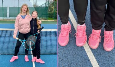 Vivid pink women's tennis shoes set to shake up the market