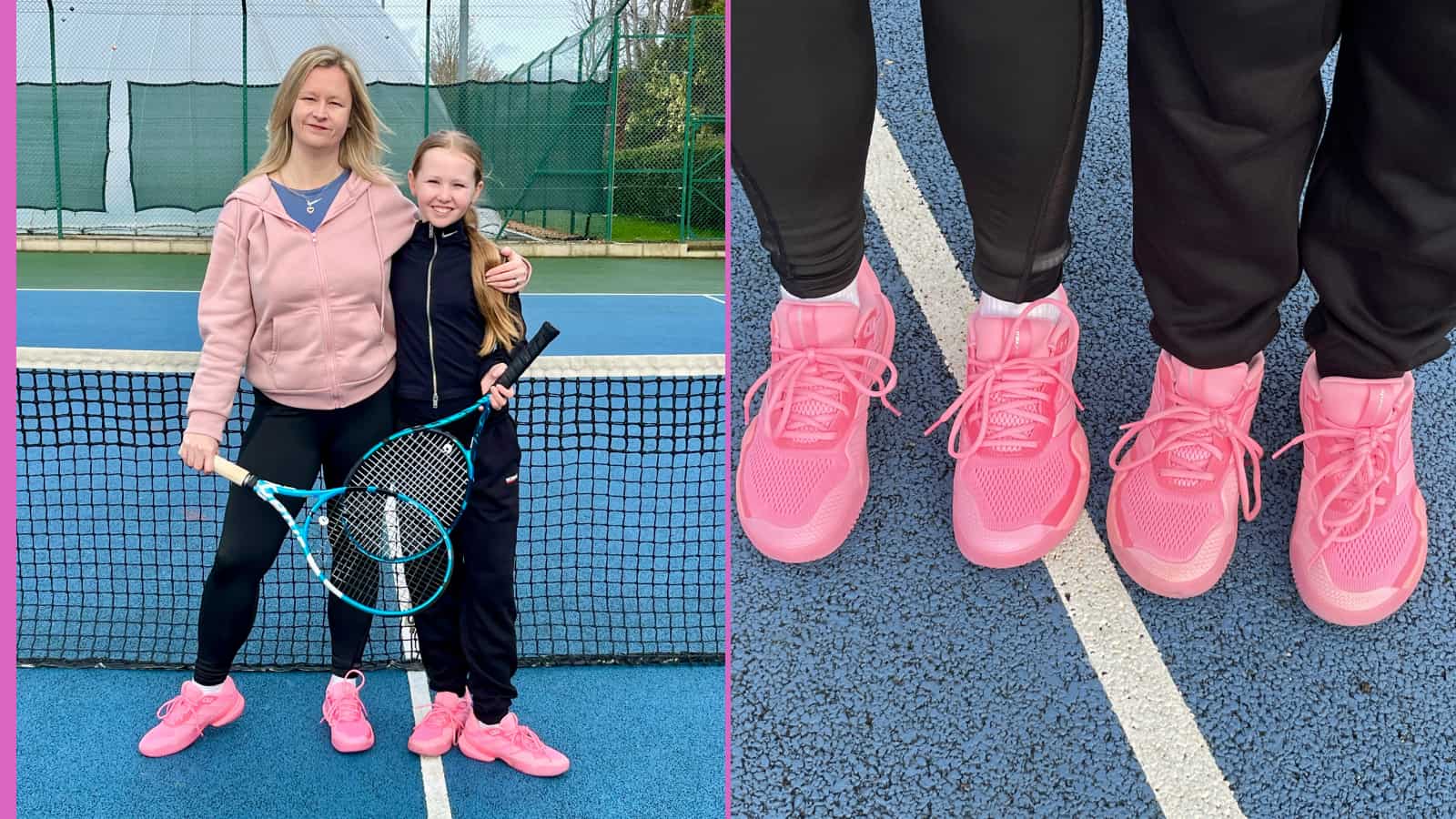 Vivid pink women's tennis shoes set to shake up the market