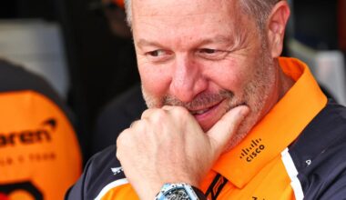Zak Brown lands hilarious McLaren joke at new F1 car launch