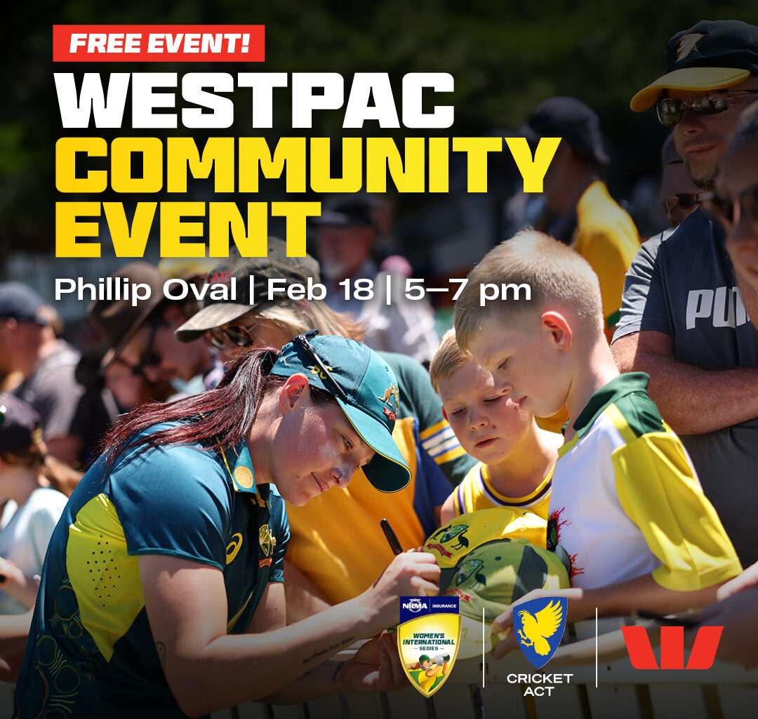 Join us at the Westpac Community Event in Phillip Oval!