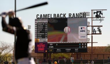 Just over half of ball, strike challenges successful in spring training openers