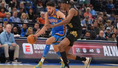 NBA Roundup: Short-handed Thunder top Cavaliers